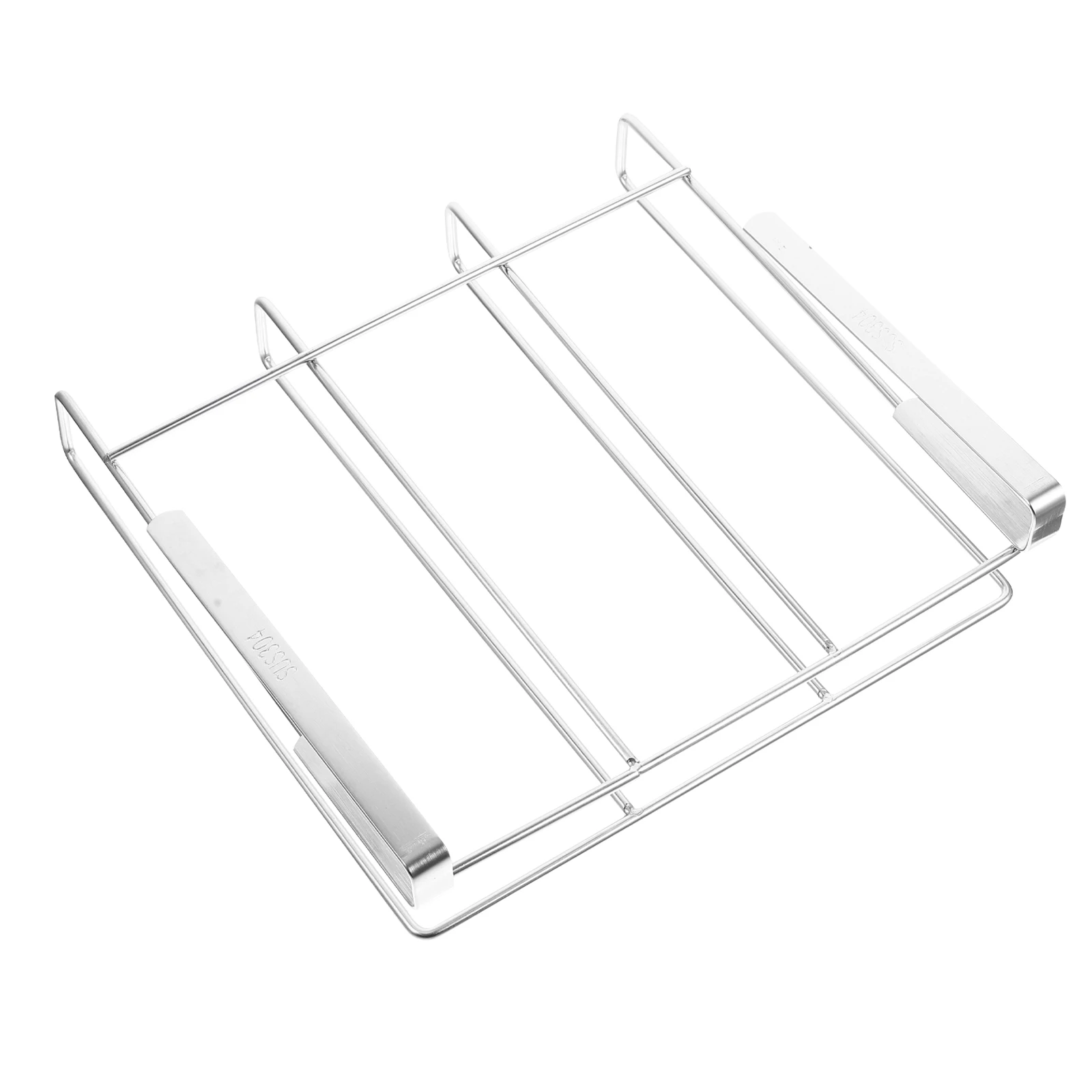 

Stainless Steel Cutting Board Holder Punching-Free Organizer for Kitchen Dishes Flat Items Bathroom Restaurant Office Gift