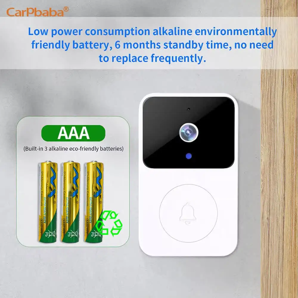 Doorbell WiFi Wireless Video Two-way Intercom Doorbell Camera APP Control Home Door Bell For Home Security Alarm System