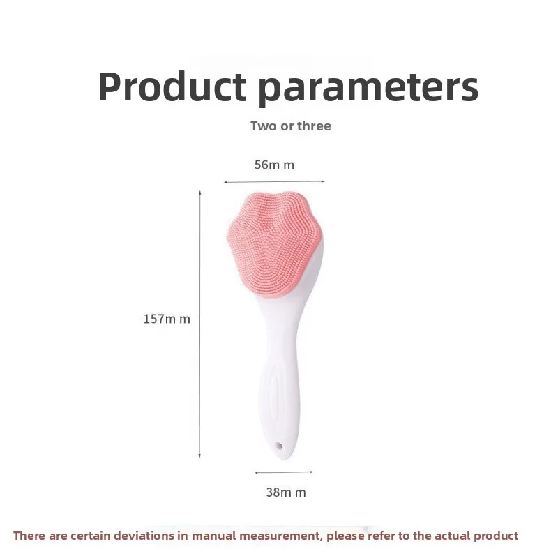 Multifunctional Face Brush Internet Celebrity Soft Hair Deep Brush Silicone Manual Cat Claw Cleansing Brush