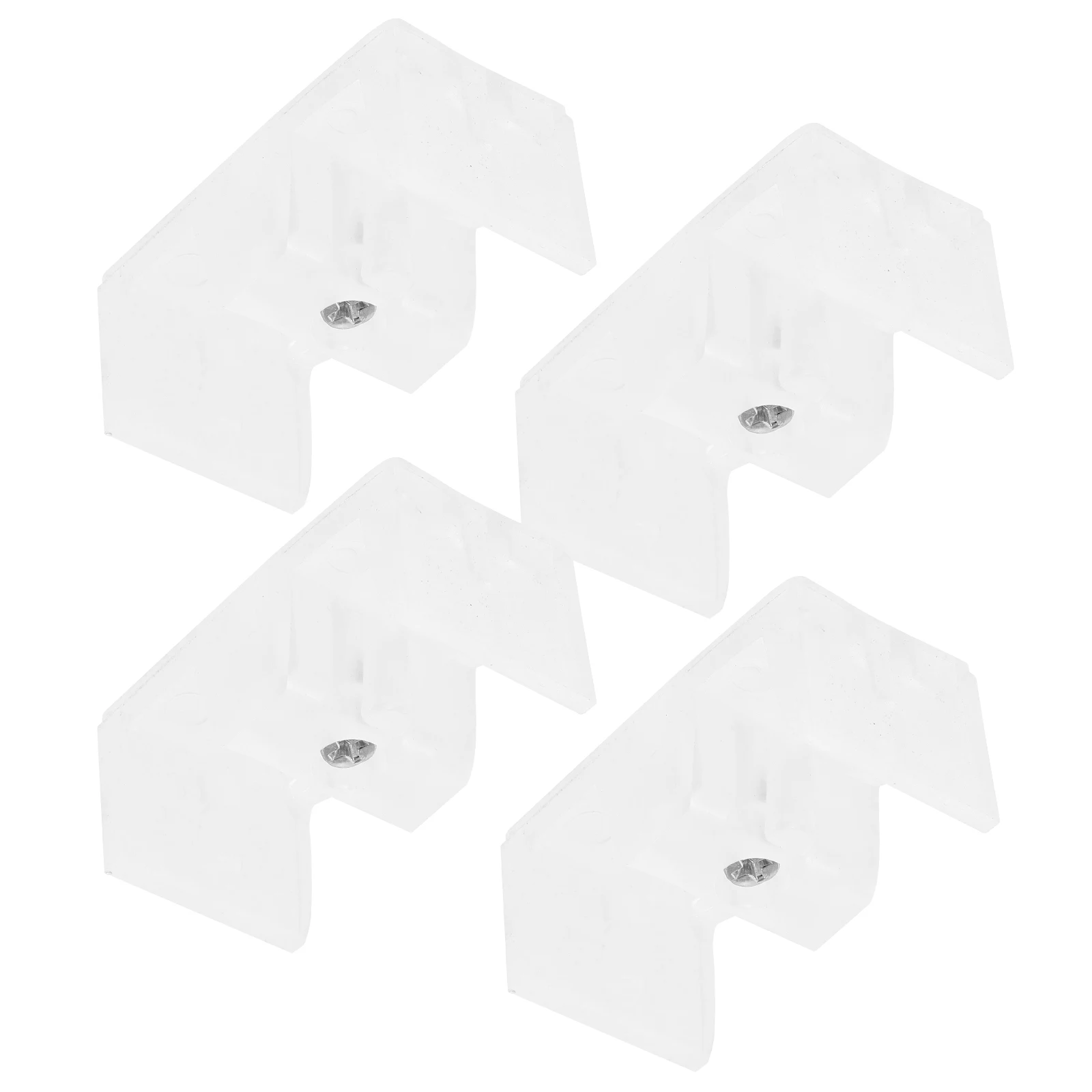 

4pcs Silicone Shower Door Bumpers Anti Collision Block Glass Sliding Bottom Guide Adjustable Limiting Feature Compatible Sizes