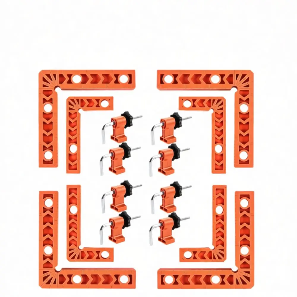 Woodworking Right Angle Clamp Positioning Square ABS Material Tool For Carpentry Cabinet Making Frame Fixation