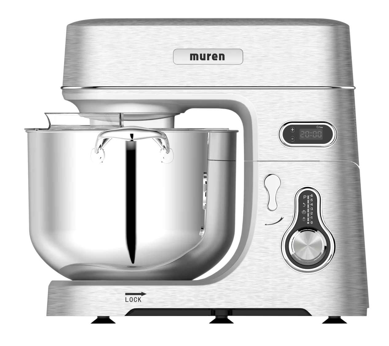 

New Die Cast Stand Mixer 10L Cake Bread Dough Mixer Planetary Electric Home Kitchen Food Mixer