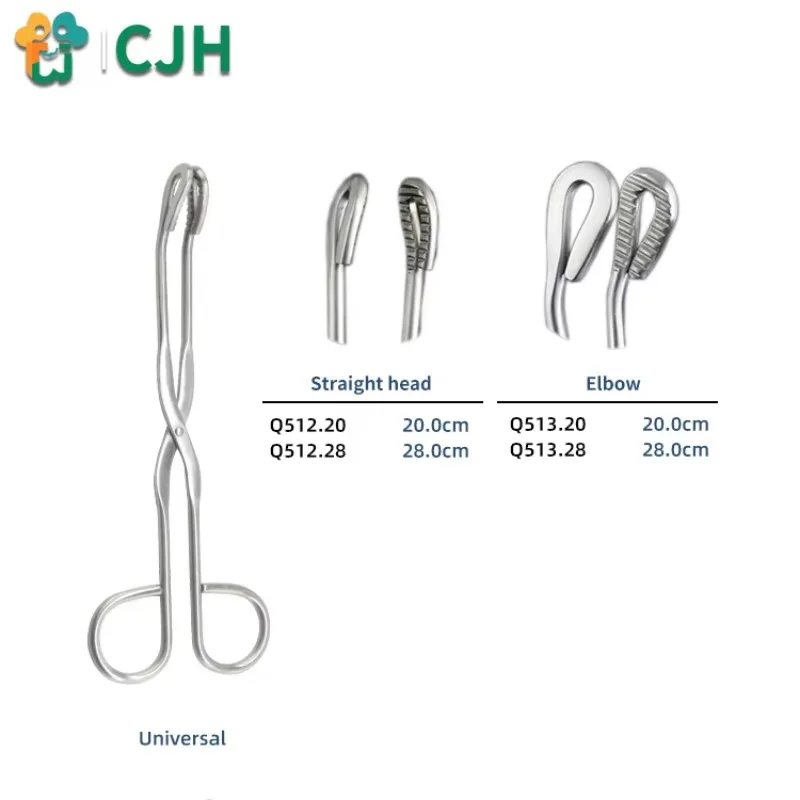 CJH Veterinary Surgical Instruments High Temperature Sterilization Tools Sterilizing Forceps