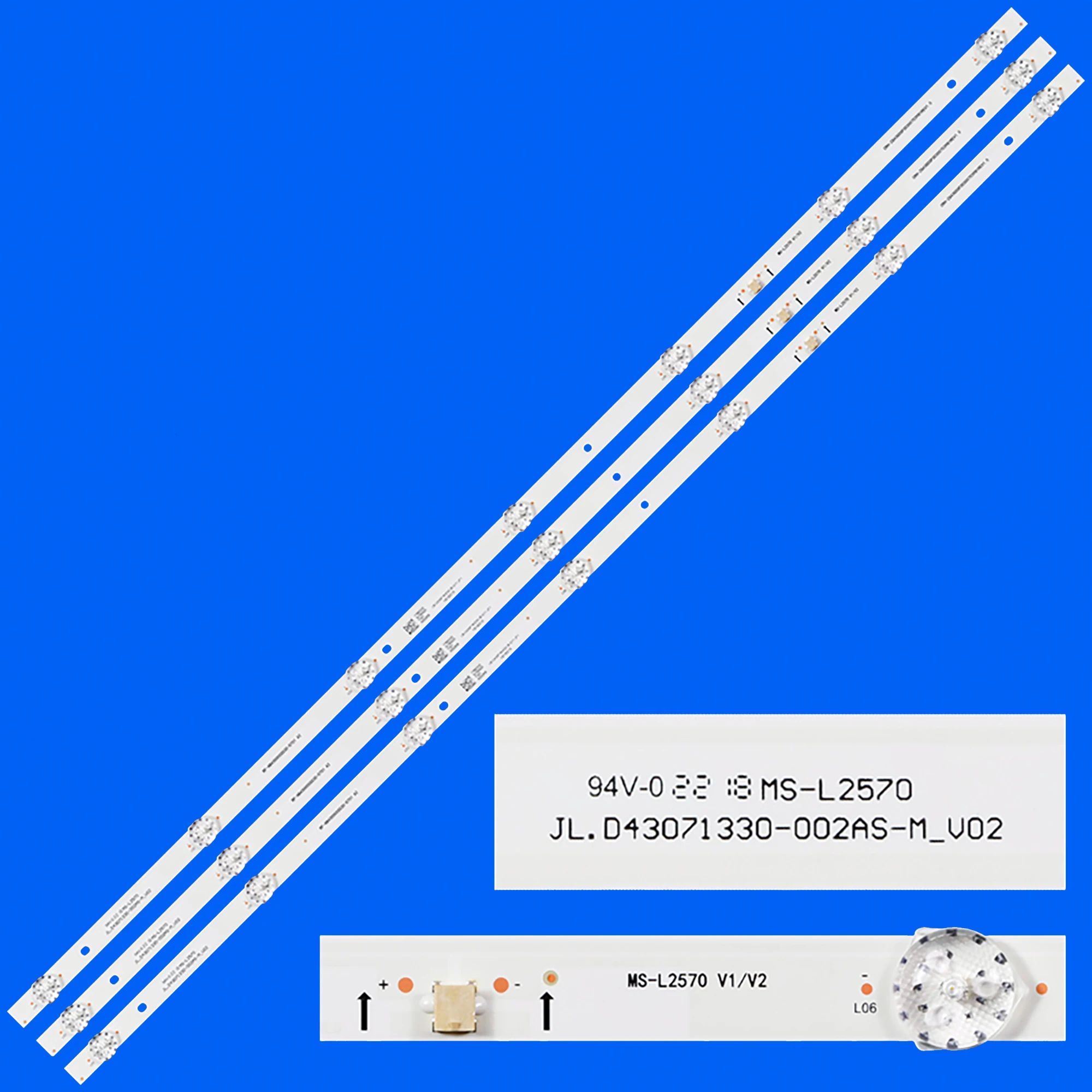 

1/5/10 kit LED Backlight Strip 42G6F MS-L2570 V2 V1 PTV43G50 PTV43G50SN JL.D43071330-002AS-M_V0 CRH-ZG43G5SP30300703981REV1.0