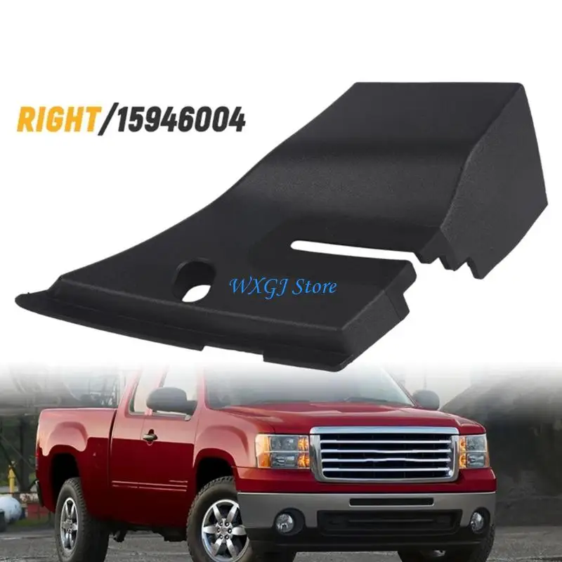 37JE واقي الزجاج الأمامي لمواقف السيارات الخارجية 1500 2500HD 3500HD مادة HDPE مضادة للخدش تصميم مقاوم للرياح 15946003 15946004