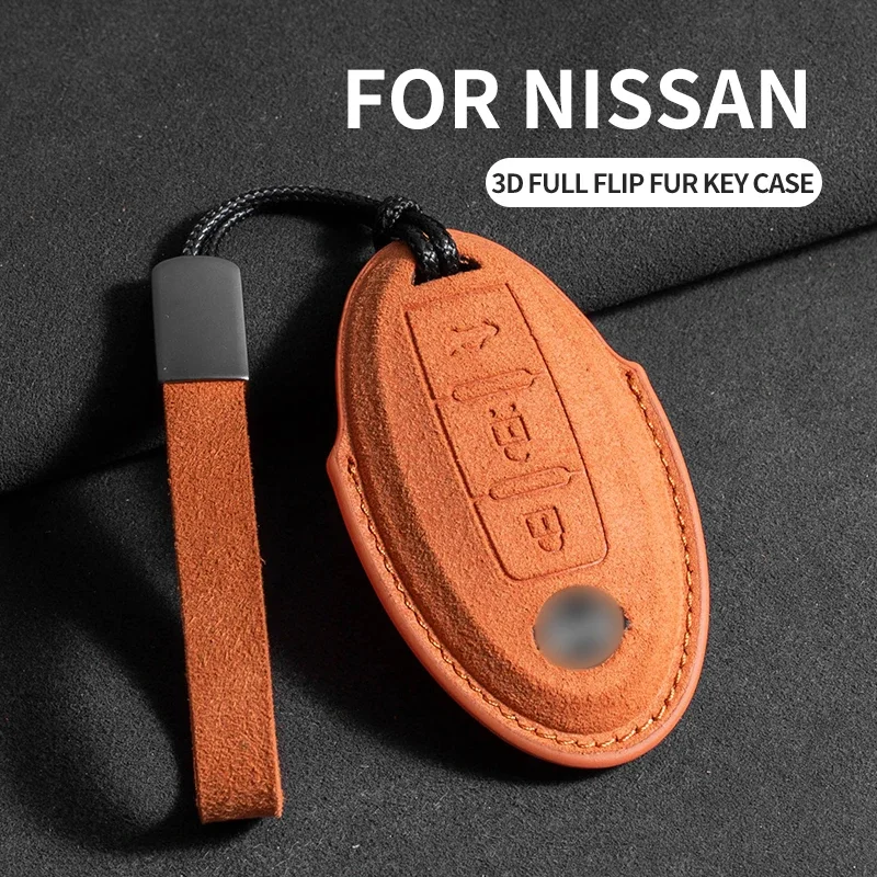 

3 Buttons Leather Car Remote Key Case Cover For Nissan X Trail T32 2020 Rogue Patrol Murano Htrail Maxima Altima Sentra Qashqai