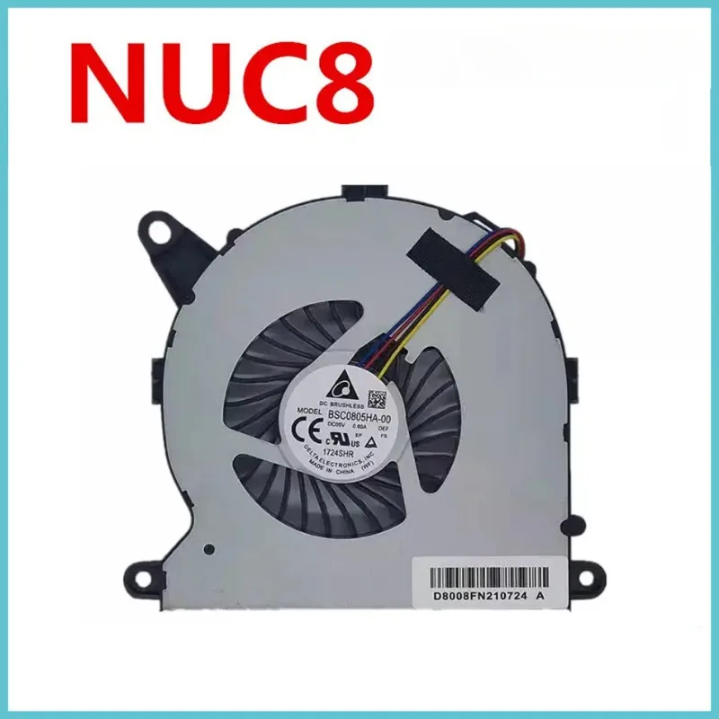 Laptop CPU Cooling Fan for Pluto Frost Canyon NUC8 NUC8i7BEH NUC8i5BEH NUC8i3BEH Intel BSC0805HA-00