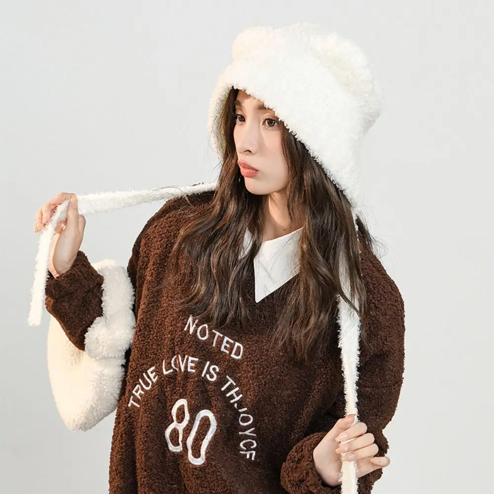 

Sweet Japanese Niche Knitted Cap Y2K Winter Beanie Hat Cool Autumn Hip-hop Cap Girl