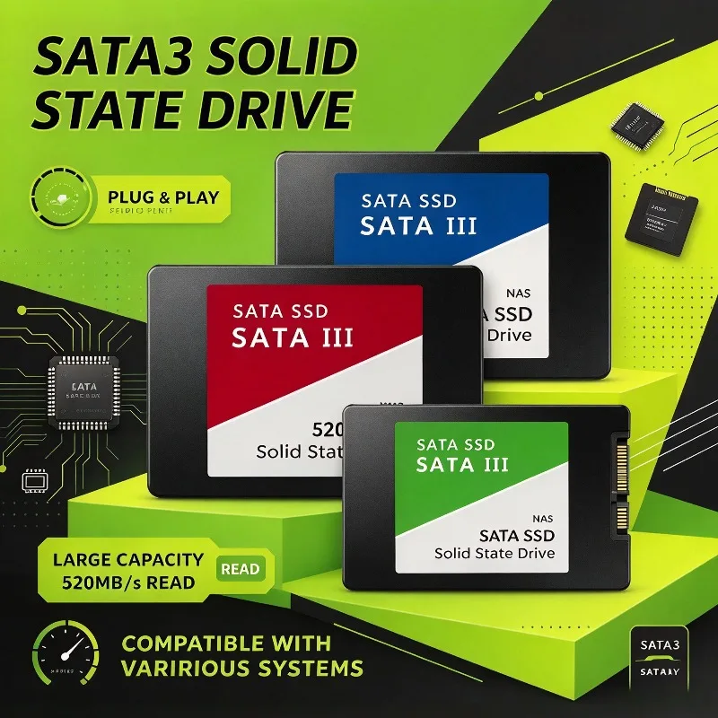 Original New SATA3 SSD 500GB 1TB 2TB 4TB Hdd 2.5-inch Hard Disk Disc Internal Solid State Drive for Laptop Desktop Hard Disk