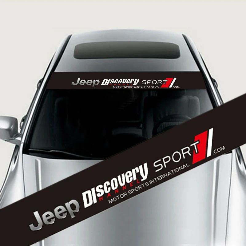 Auto-Dekorationsaufkleber für die vordere und hintere Windschutzscheibe für Jeep Renegade Wagoneer Avenger Recon Wrangler JK Gladiator Compass Grand Cherok