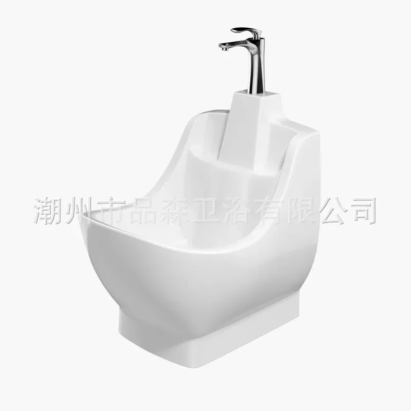 Wholesale Face Wash Foot Basin with Chair Body Wash Basin Faucet Hot Selling Style from Chaozhou Guangdong