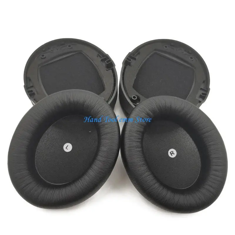 

H37F Ear Pads Earpads for HyperX Cloud Orbit S Gaming Headset Headphones Cover Cushion Memory Foam Protein Leather Headband