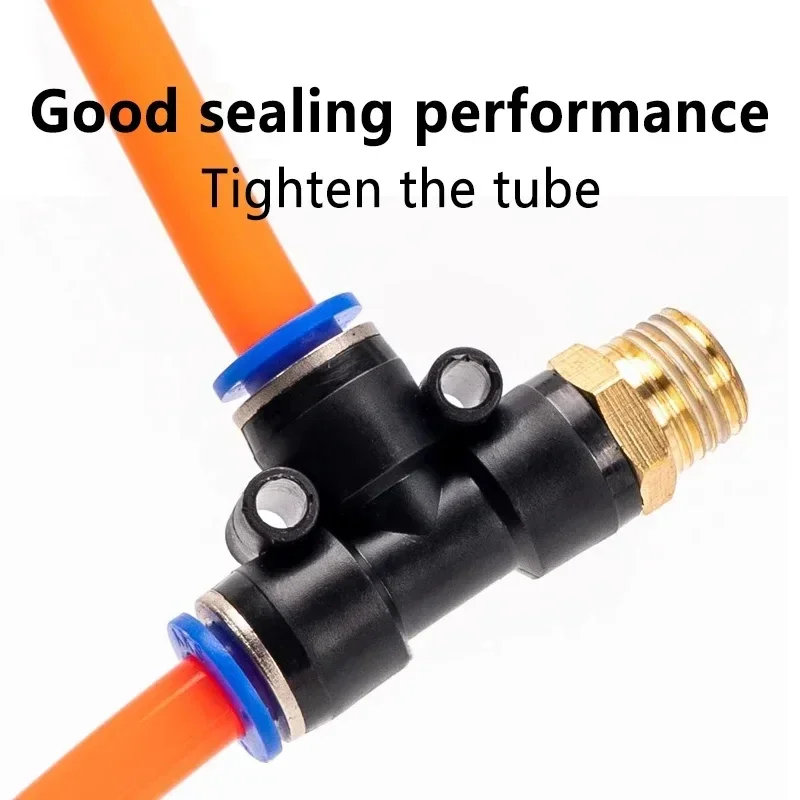 Pneumatic connector 4mm-12mm Hose OD 1/8