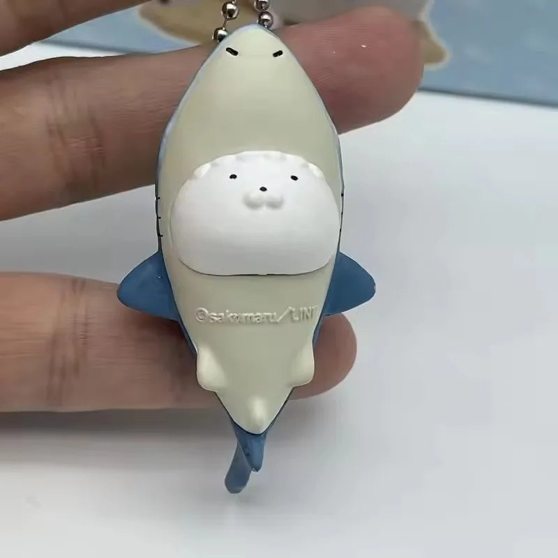 New Rabbit And Ocean Partner Aquarium Limited Edition Blind Box Sea Elf Penguin Action Figure Keychain Bag Pendant Surprise Gift