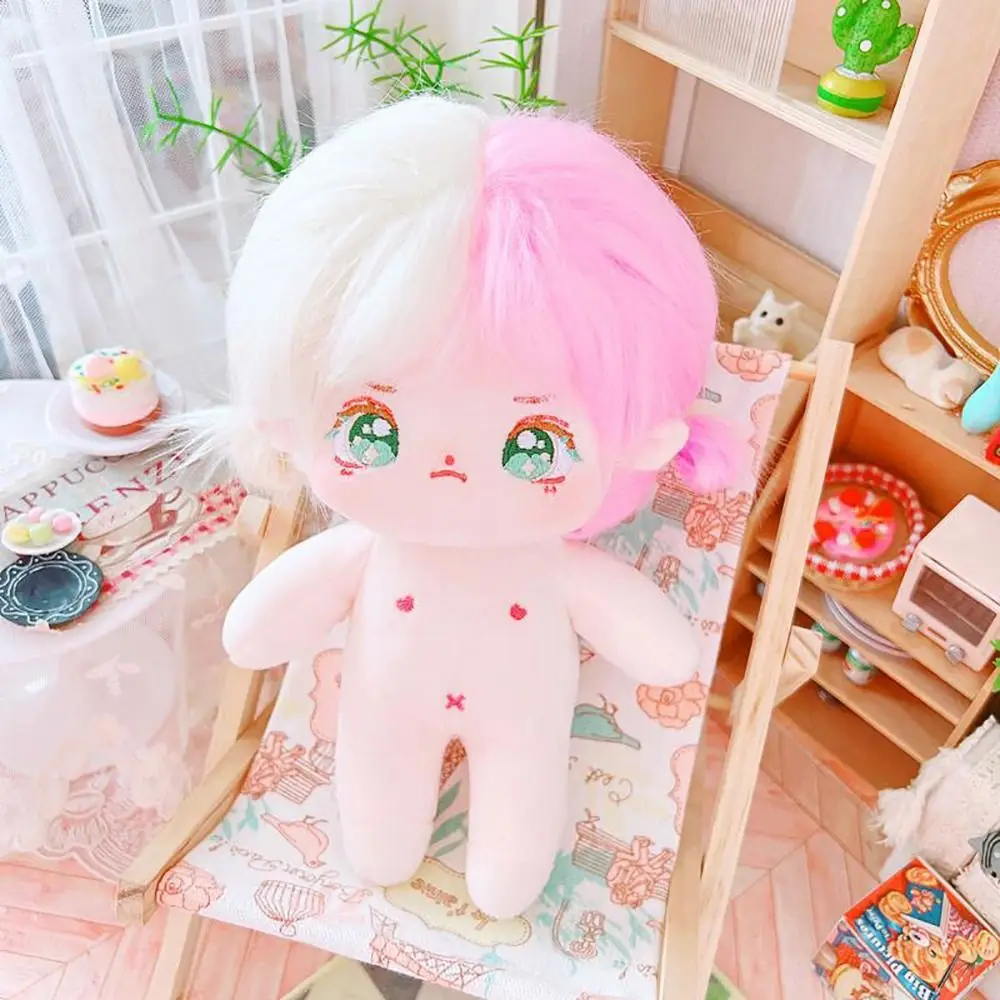 Durable Plush 20cm Cotton Doll Can Be Placed in A Shape Cartoon Dress Up Dolls Soft Stuffed Anime Cute Plush Toy