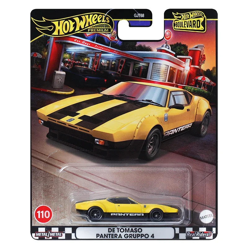 Genuine Hot Wheels Boulevard Premium Car Alloy Auto Mazda Gtr Custom Acura Meyers Tomaso Pantera Ford Models Toys for Boys 1/64