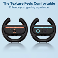 For Switch 2 Left and Right Handle Steering Wheel Bracket Universal Wheel Accessories for Switch 2 Controller Joy-PAD Black