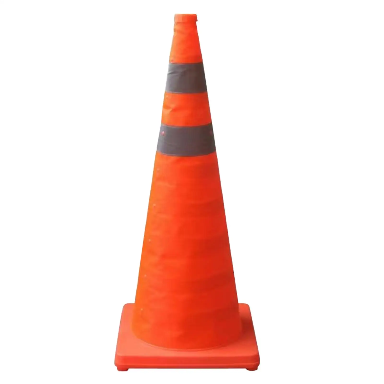 60/70cm Foldable Traffic Cones​​ Reflective Orange Safety Cones for Road Training, Parking Lots & Driving Practice