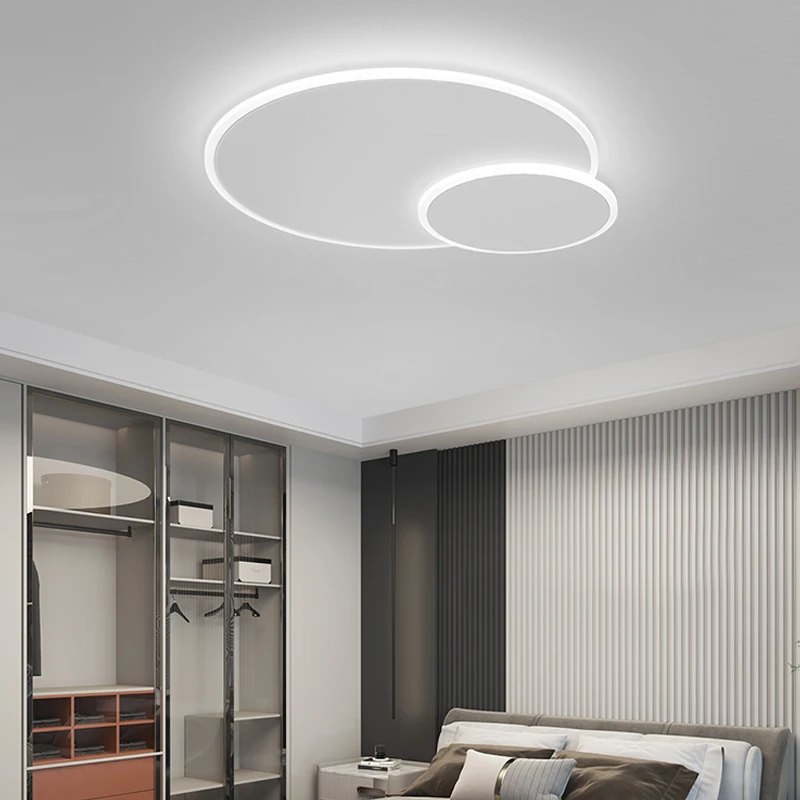 Ultra-thin LED Ceiling Lamps Modern Double Circular Shape Ceiling Lights For Bedroom Living Room Indoor Lighting Ceiling Fixture