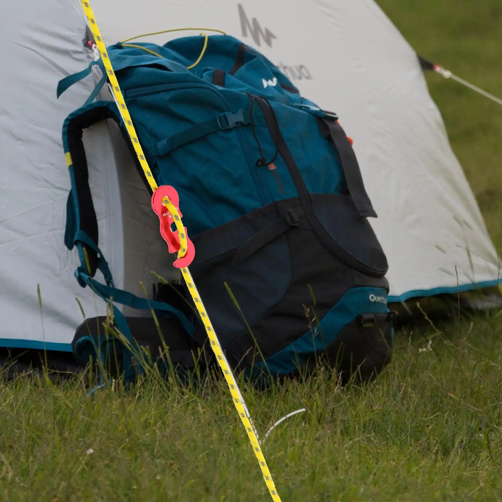 

4 Pcs Tent Reflective Ropes Camping Cord Guy Line Rope Aluminum Hook Outdoor Camping Awnings Caravan Nylon Strong