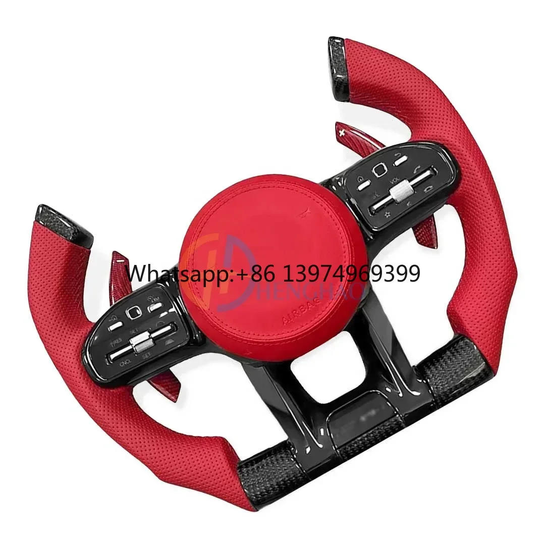 for Mercedes Benz C-Class W204 G-Class W463 GLE W164 W213 W205 AMG Sport Carbon Fiber Steering Wheel