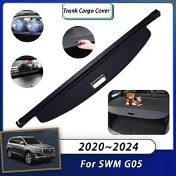 Rear Cargo Cover For SWM G05 2020 2021 2022 2023 2024 Car Trunk Luggage Curtain Organizer Retractable Accessories Auto Parts