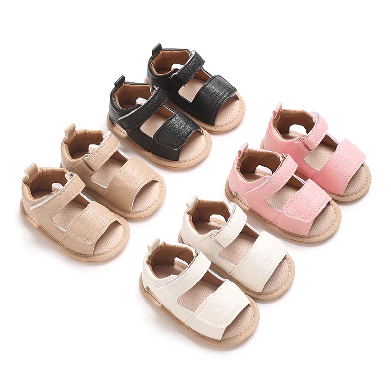 

Baby Shoes First Shoes Newborn Boy Girl First Walkers Indoor Non-slip Baby Sandals Rubber Sole Summer Sandal