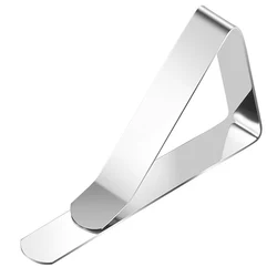 4/6/8Pcs Tablecloth Clamps Stainless Steel Securing Holder Fits Up To 1.7” Thick Tables Windproof for Outdoor Picnic Restaurant