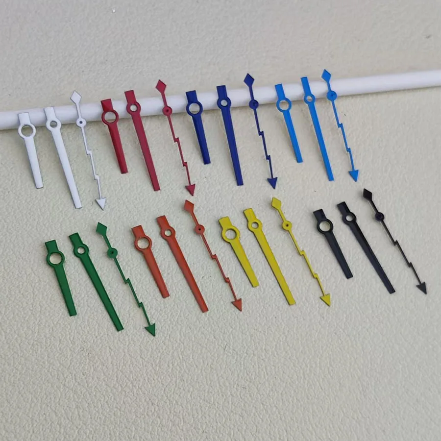 NH35 Hands Multicolored Hands Lightning Second Hand No Luminous Hands Suitable For NH35 NH36 4R 7S Movement Watch Accessories