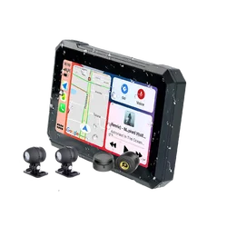 The latest 7-inch motorcycle CARPLAYGPS navigator with camera and tire pressure