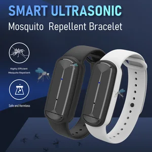 Pulsera electrónica de prevención de mosquitos al aire libre pulsera de prevención de mosquitos ultrasónicos ligero para adultos niños 8 Mejores Mosquitos de ventas Electric - №8