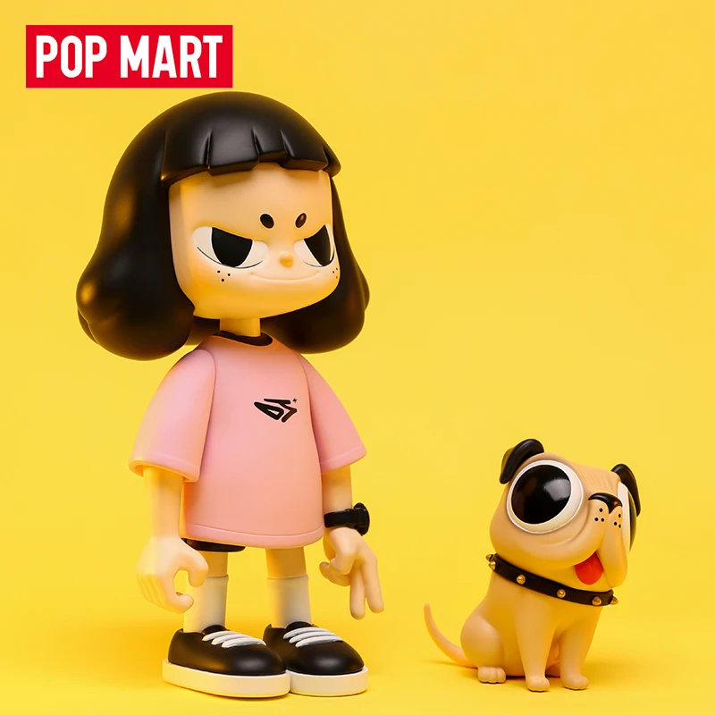 16CM POPMART VITA PEEKABOO figurka zwierząt Kawaii lalki ozdoby na biurko dekoracja wnętrz Model pudełko z niespodzianką dziewczyny prezent