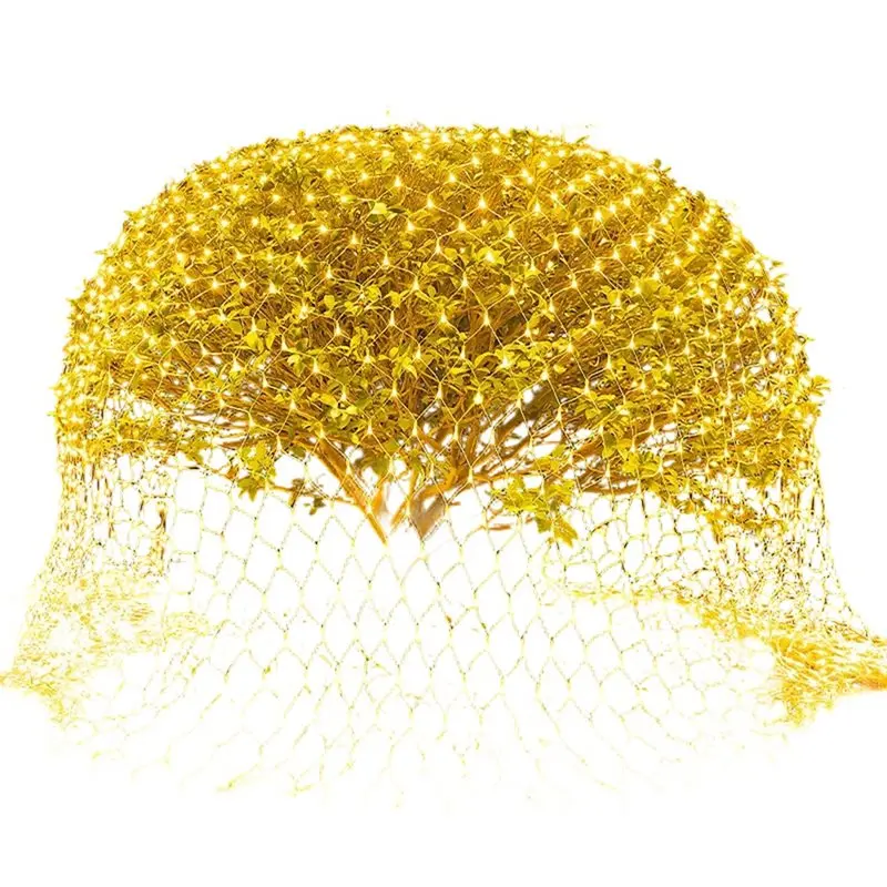 Xmas Party Bright Christmas Net Lights,String Lights Clear Wire Decorations For Indoor Outdoor Yard Garden Decor-AA26