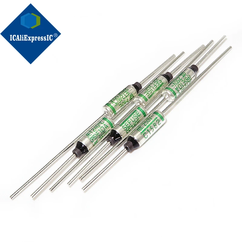 SF240E Y 240 도 금속 온도 퓨즈, 밥솥 전용 퓨즈, 250V 10A 15A, 5 개