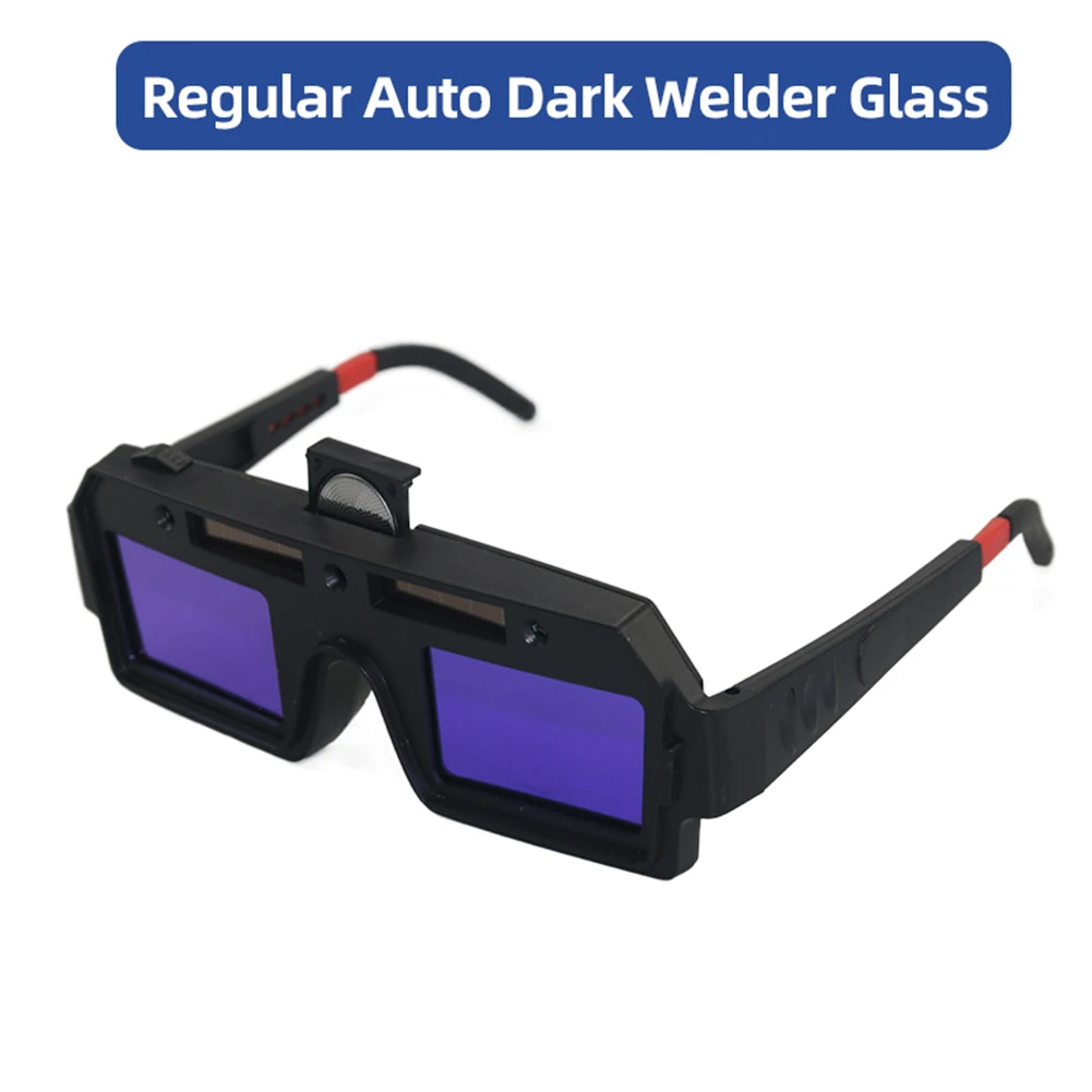 

1set Auto-dimming Welding Glasses Replaceable Battery System Welding Glass Protective Equipment For TIG-MIG Arcs Plasma Cutting