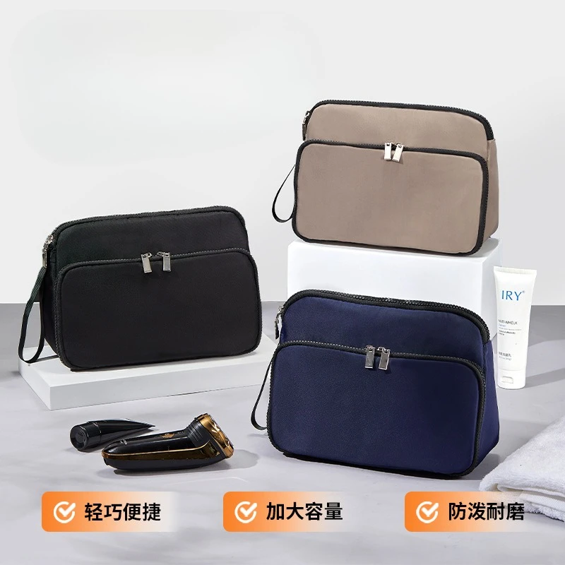 

Водонепроницаемая нейлоновая сумка для стирки, мужская дорожная сумка для сухого и влажного хранения, портативная косметичка большой вместимости