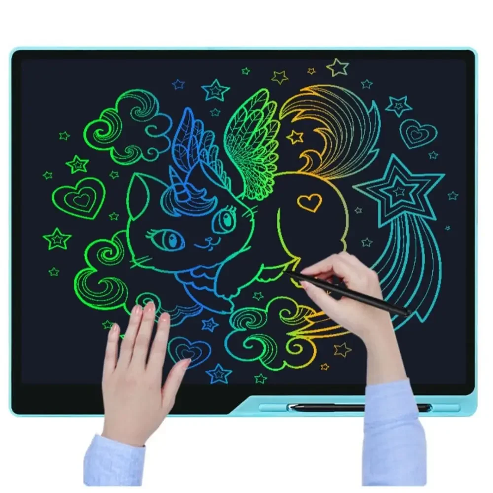 20 Inch Children's Drawing Board Color Screen Erasable Board USB Writing Board Eye Protection Smooth Writing LCD Drawing Board