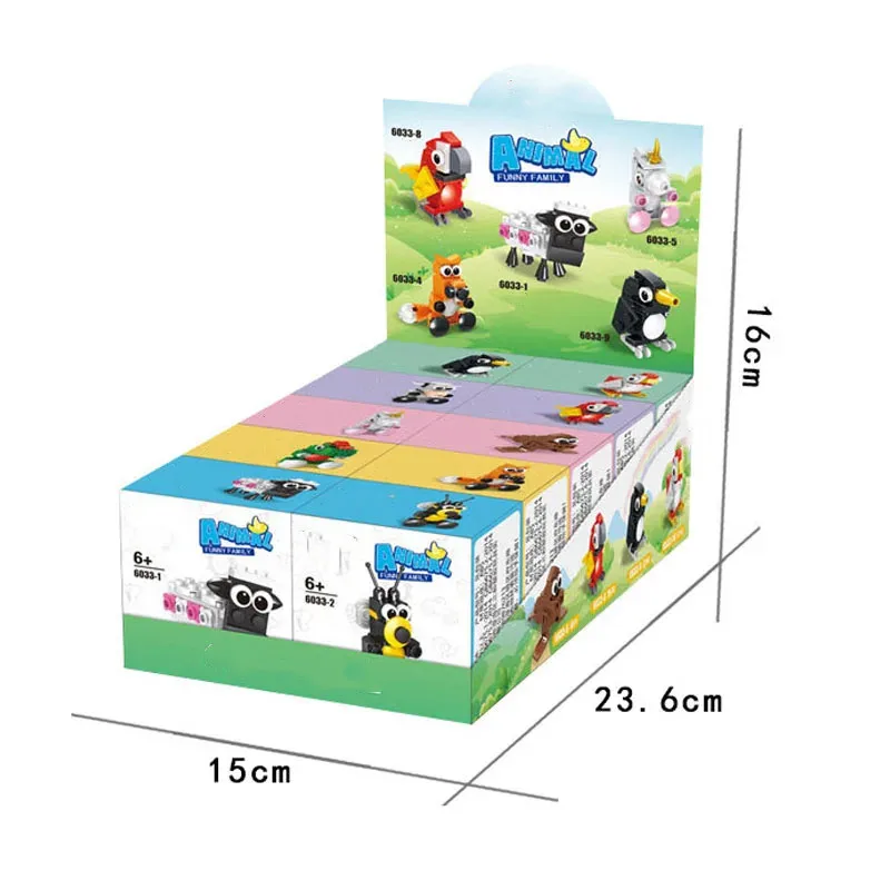 Mini Insetos Modelo Animal Building Block Kit para Crianças, Expert Criativo, Tijolos Borboleta, Brinquedo Educativo, Presente de Aniversário, 10 em 1