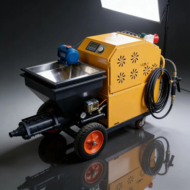 

Construction Electric Mortar Sprayer Concrete Cement Plastering Rendering Machine