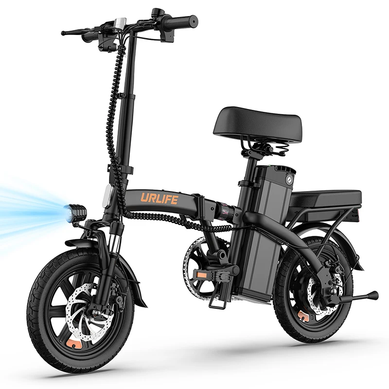 URLIFE F1L High-End-Elektrofahrrad für Erwachsene, urban und geländegängig, 250W Motor, 48V 7,5AH, 14-Zoll-Reifen, All-Terrain-Elektrofahrrad – Detail 14
