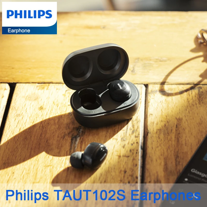 

Оригинальные Наушники Philips TAUT102S, беспроводные наушники Bluetooth 5,1, Hi-Fi стерео музыкальные наушники с микрофоном HD, гарнитура для звонков