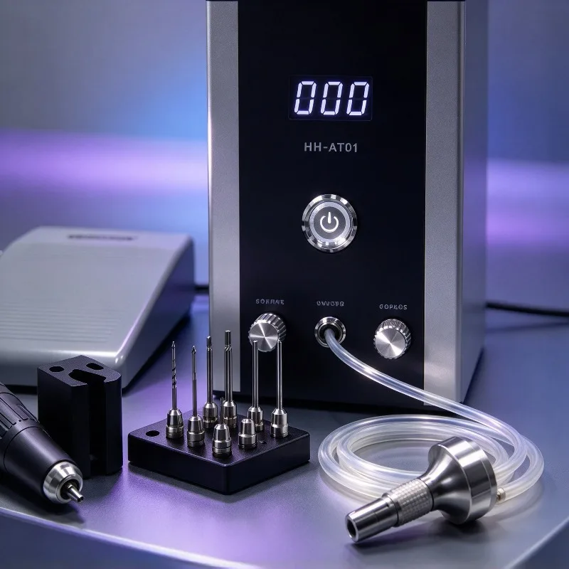 Pneumatic crimping machine, jewelry double-head engraving machine, jewelry micro-inlay engraving machine