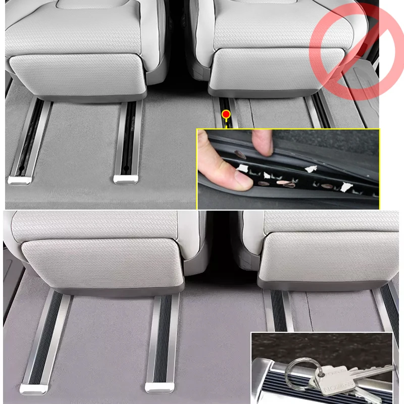 For Kia Carnival Sedona KA4 2021 2022 2023 Car track sealing strip seat track sealing strip interior protection component