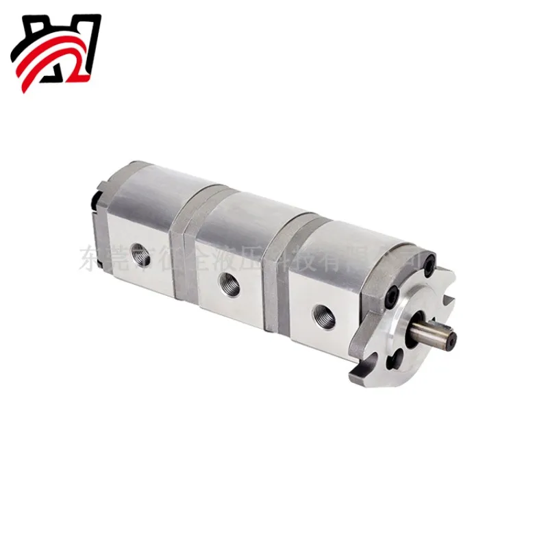 

Zhengquan HGP-111A-F8-8-8R Triple Gear Oil Pump Hydraulic Gear Pump High Pressure Gear Pump Factory Spot Direct Supply