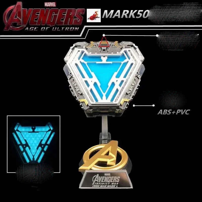 

Marvel Avengers 4 Mk50 Iron Man Edition Reactor Ark Reactor Wearable Chest Lamp Box Handpiece