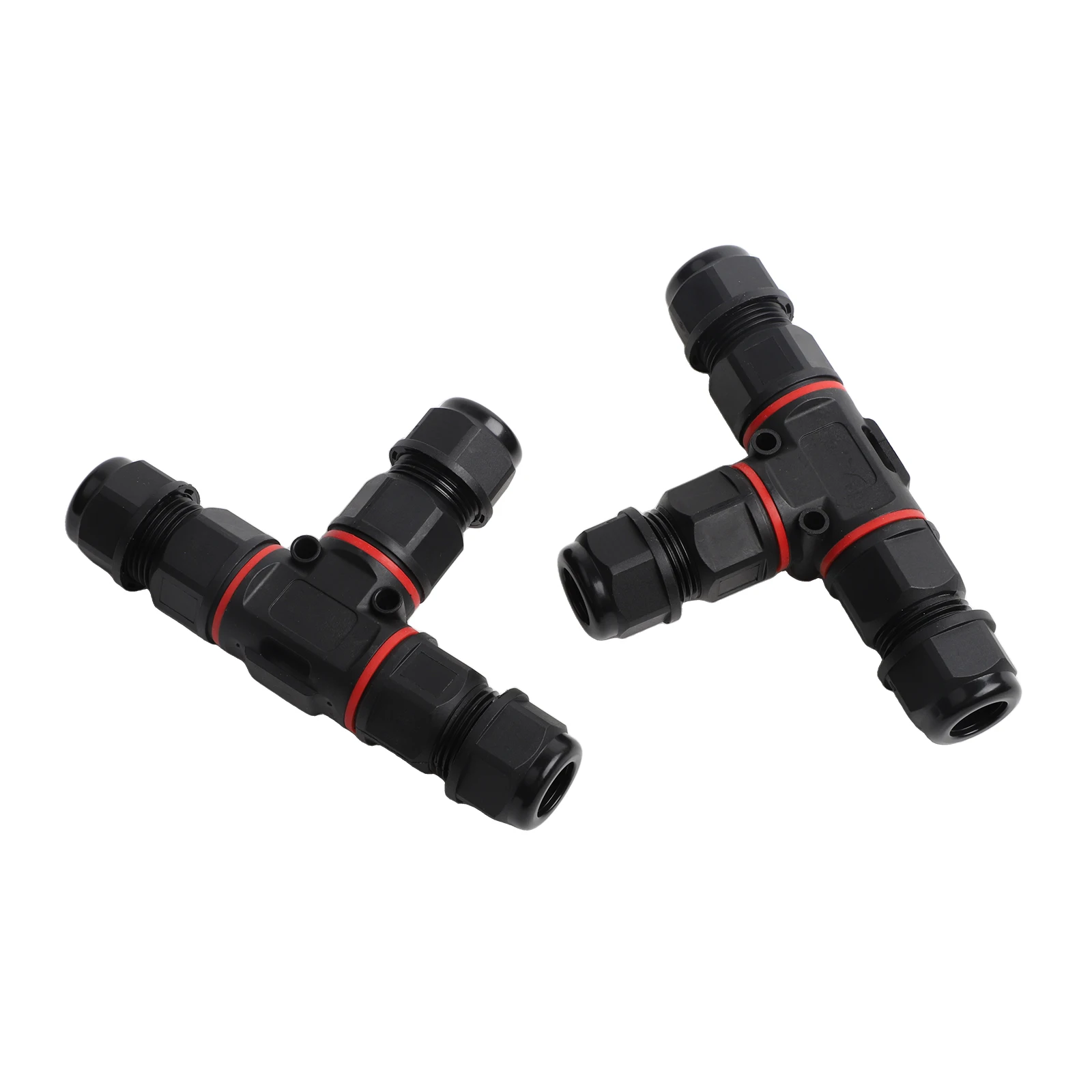 3 Pin Connector Cable Connection Kit 110 X 75 X 25mm 3-Pin Connector Outdoor Use Versatile Compatibility Weather Resistant