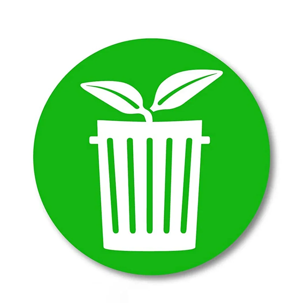 12 قطعة سلة المهملات إعادة تدوير ملصق سلة المهملات الشارات Wheelie بن ملصق فينيل ملصقات القمامة ملصق مائي منزل بن التسمية الفينيل مقاوم للماء #4