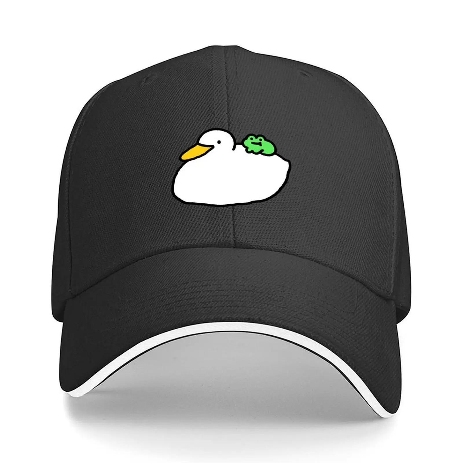 

duck and frog Baseball Cap Designer Hat Unique hats Mountaineering Golf Golf Women Men's