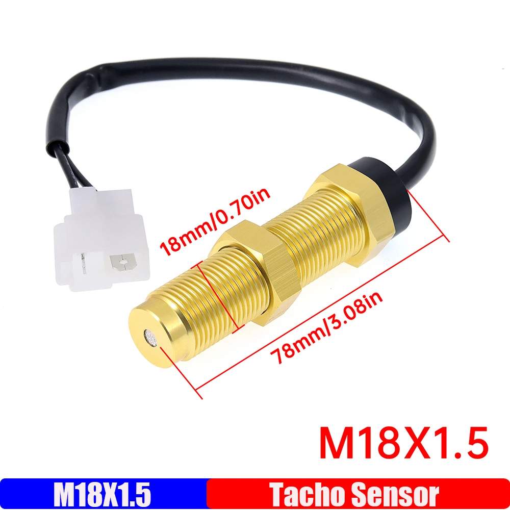Jauge Multifonction 85 Mm Marine – Tachymètre, Température, Pression Huile, Niveau Carburant