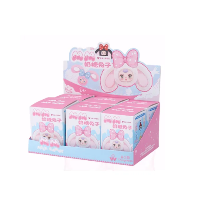 

Mm Toffee Rabbit V2 Series Plush Vinyl Blind Box Room Decoration Desktop Ornaments Backpack Pendant Surprise Blind Box